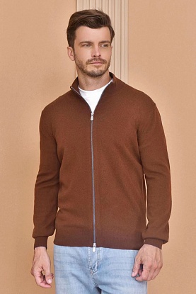 Кашемировый свитер Premium - Brown