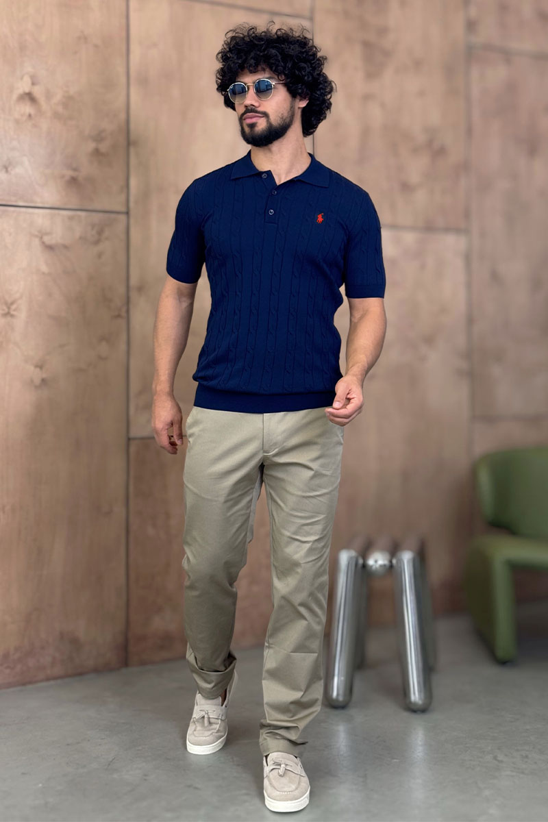 Polo Ralph Lauren Мужское тёмно-синее поло