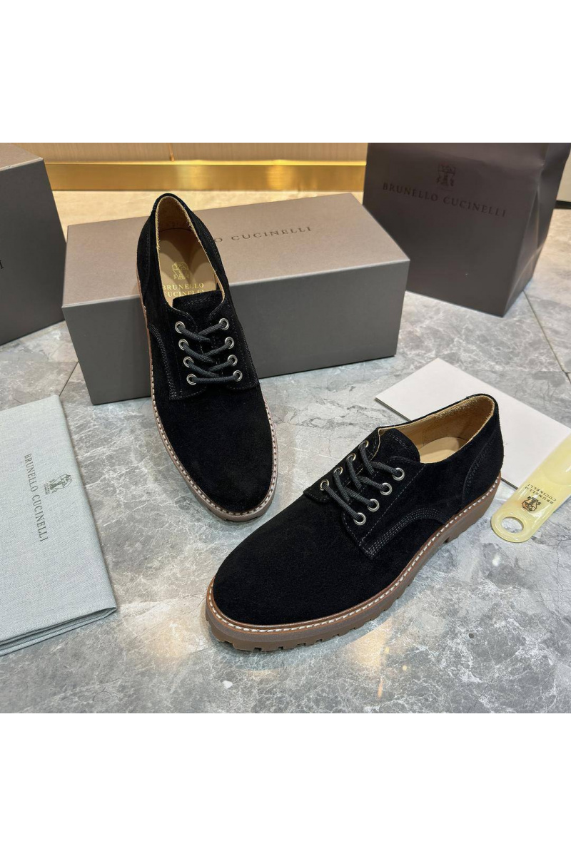 Brunеllо Сuсinеlli Замшевые ботинки чёрного цвета