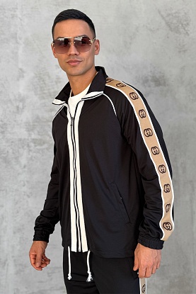 Мужская кофта Technical taped logo - Black
