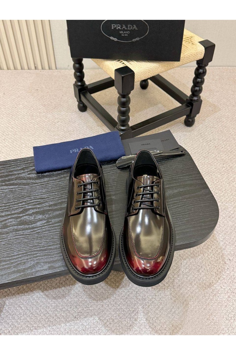 Prada Лакированные ботинки premium - Brown