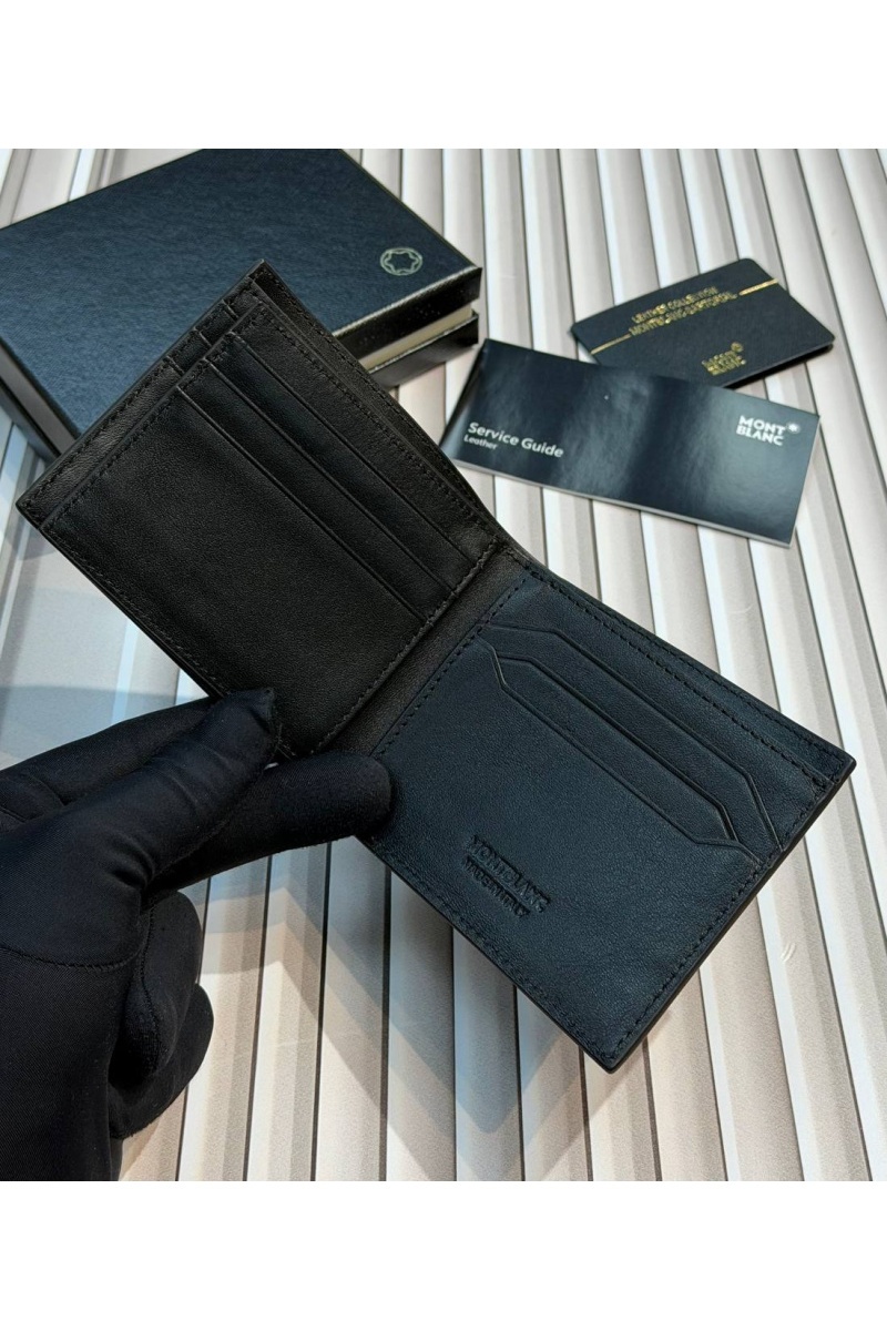 Montblanc Кожаный кошелёк Meistertuck Sartorial premium 11.5x9 см