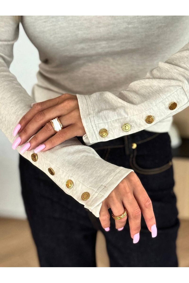 Loro Piana Женский базовый лонгслив Premium - Beige