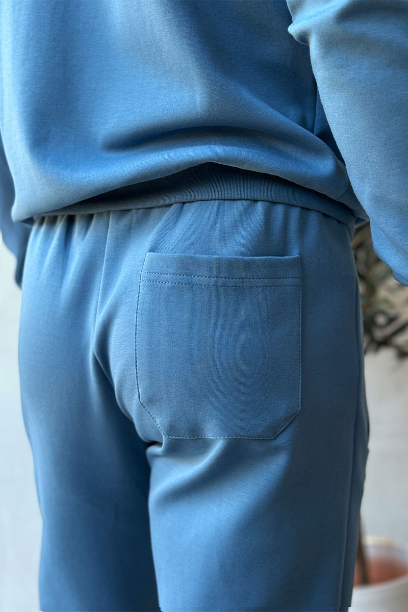 Emporio Armani EA7 Спортивный костюм logo-patch - Blue