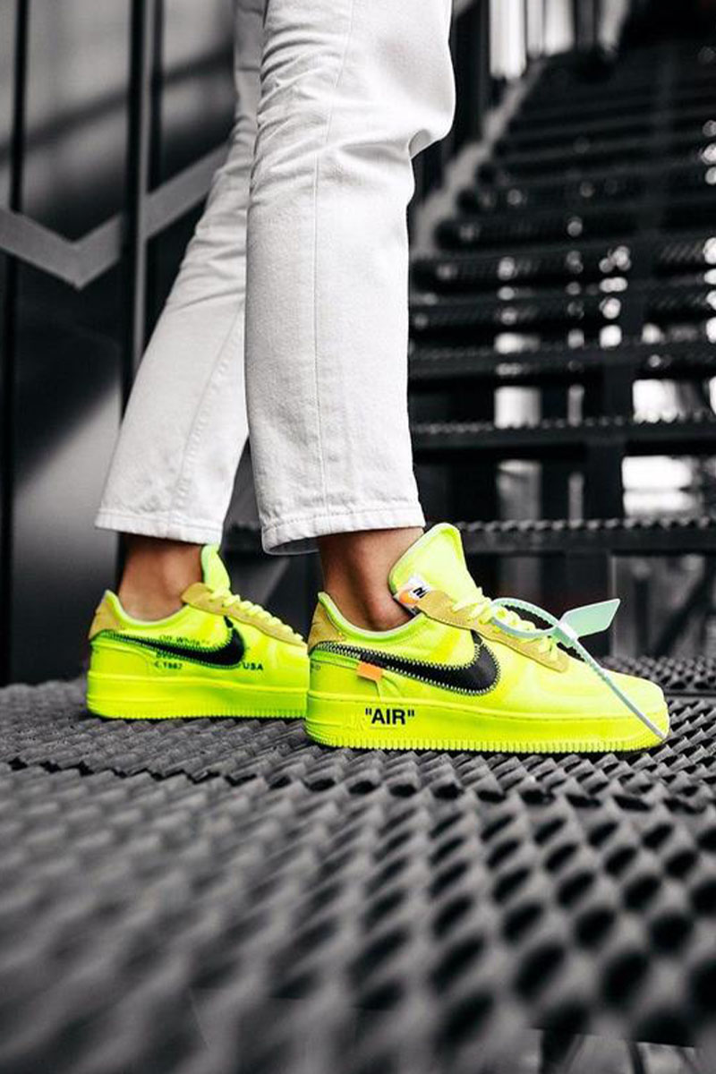Nike Кроссовки Off-White x AF1 "Volt"