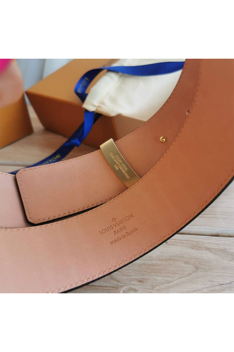 Lоuis Vuittоn Кожаный ремень Initiales Monogram (длина 90 / 95 / 100 см)