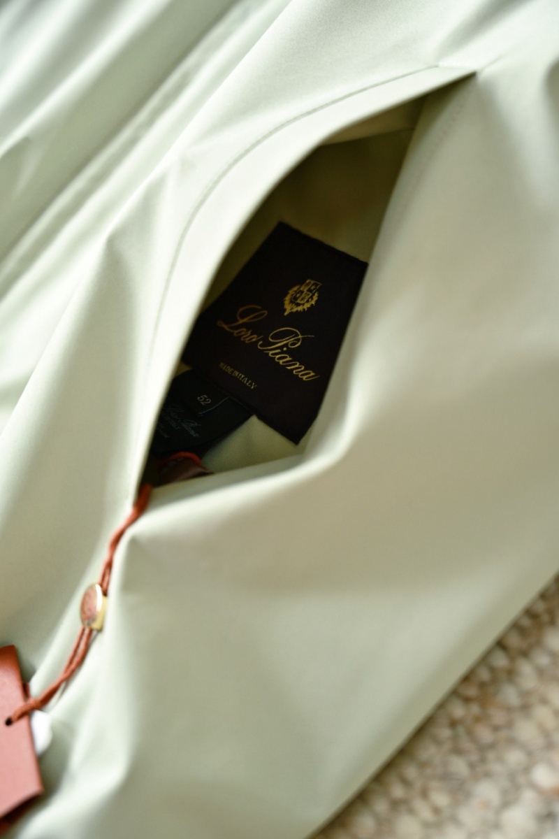 Loro Piana Двусторонняя ветровка premium - Mint Green