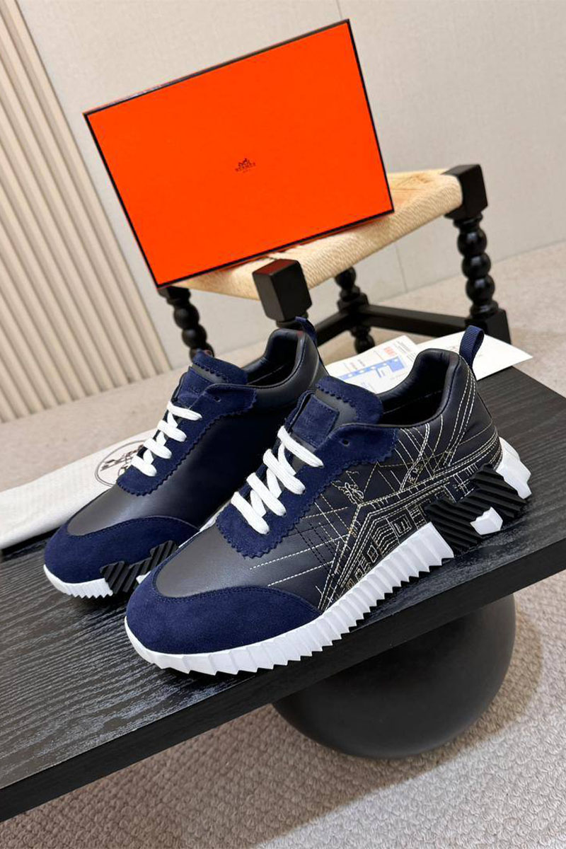 Hermes Мужские кроссовки Bouncing - Navy