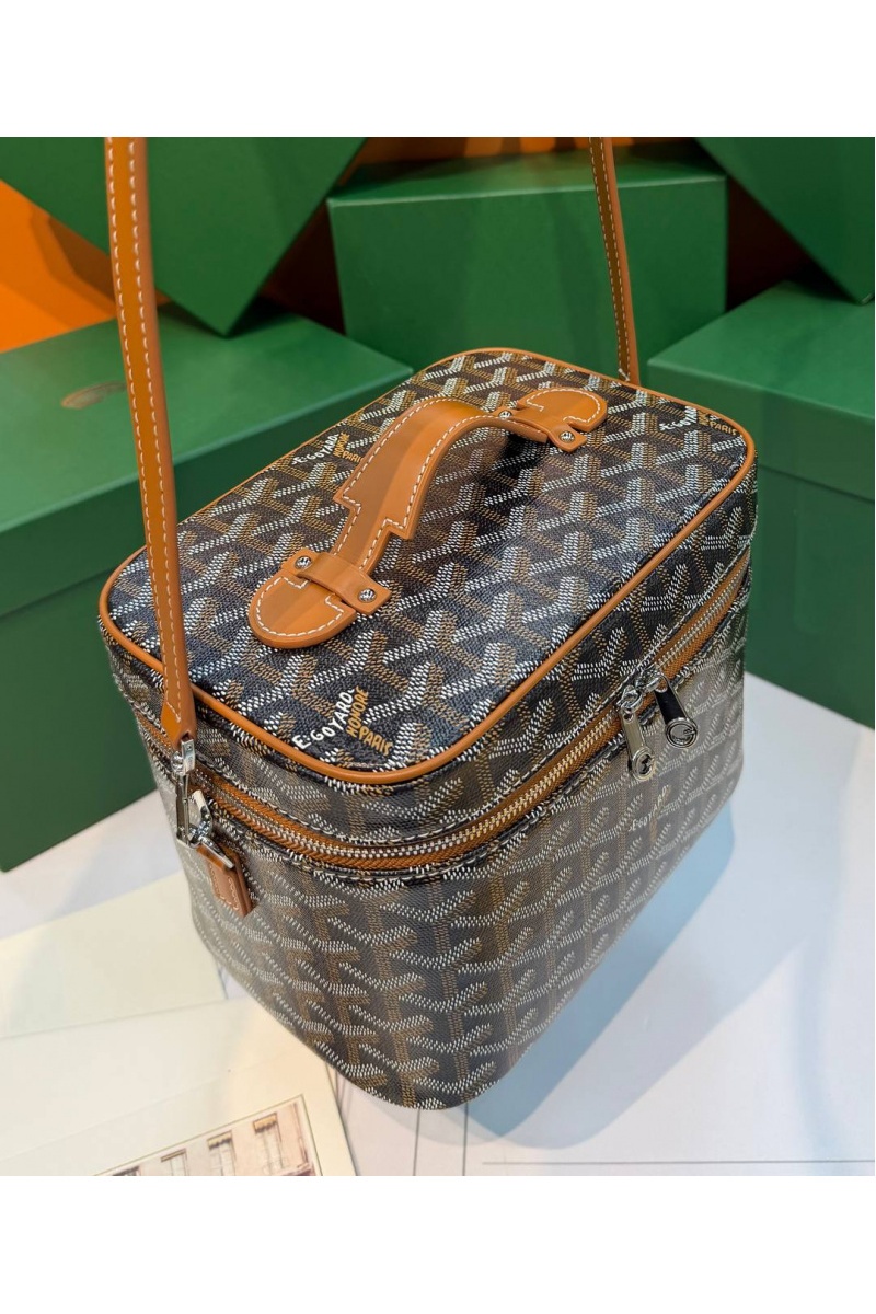 Designer Clothing Кожаная сумка Goyard Muse Vanity Case ​premium 20x16x14 см