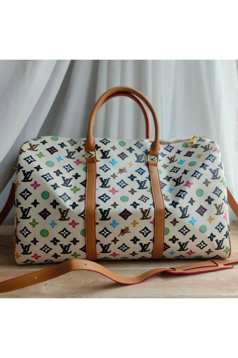 Lоuis Vuittоn Дорожная сумка keep all 50x27 см - White