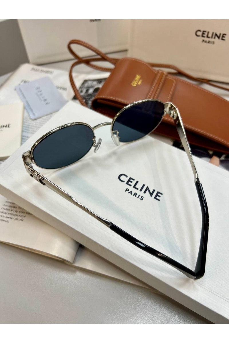 Celine Солнцезащитные очки Triomphe - Black / Silver