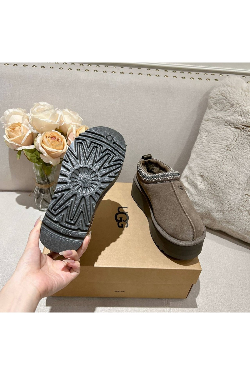 UGG Женские замшевые ботинки Tazz Platform - Brown