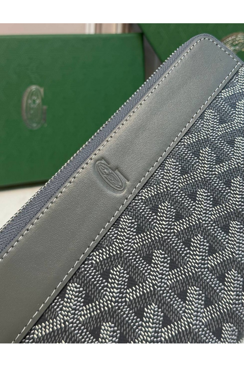 Designer Clothing Кожаное портмоне Goyard Matignon GM premium 20x11x2.3 см