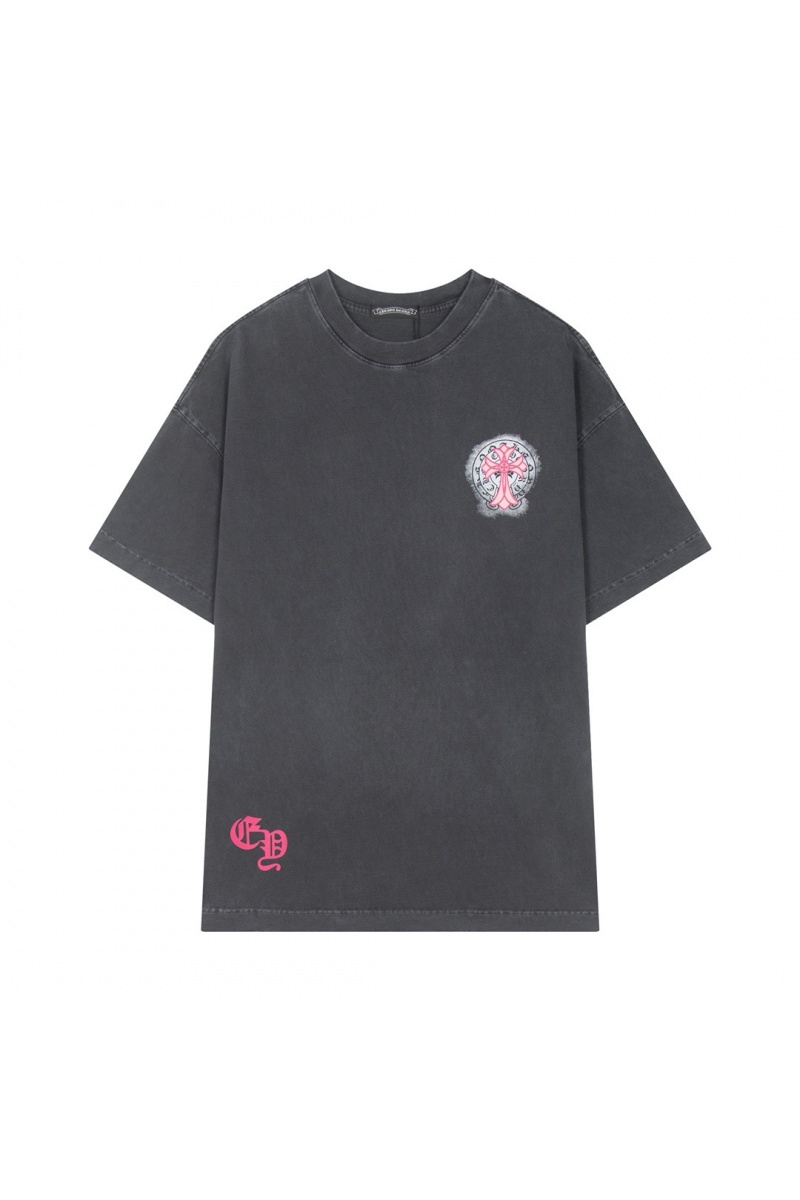 Designer Clothing Серая оверсайз футболка Gothic logo 