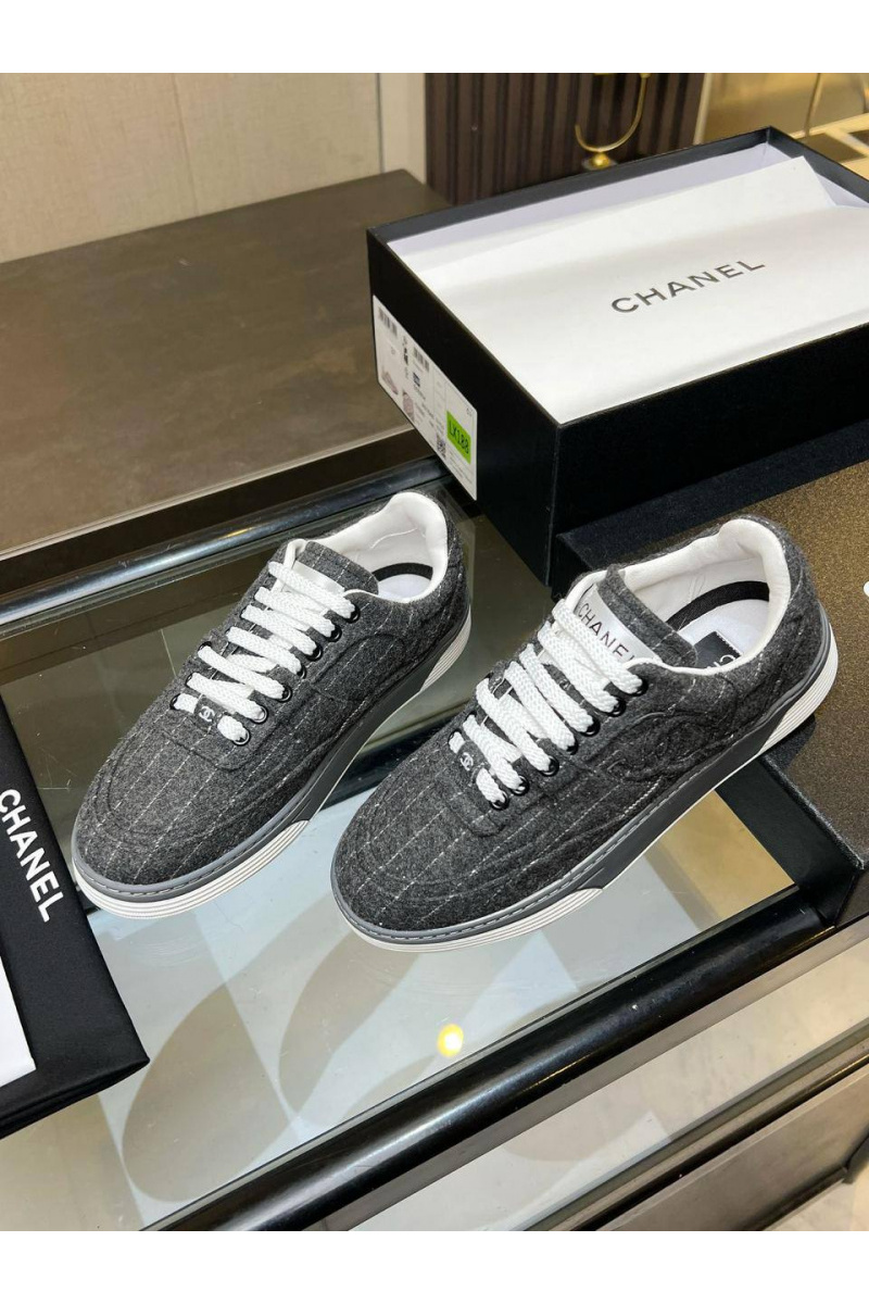 Chаnеl Женские кроссовки Tweed premium