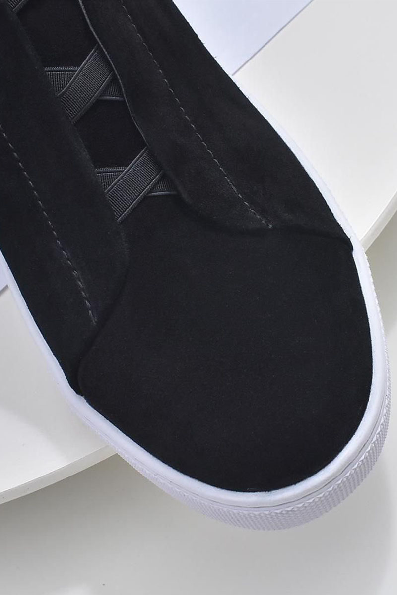 Zegna Замшевые кроссовки Triple Stitch low-top - Black