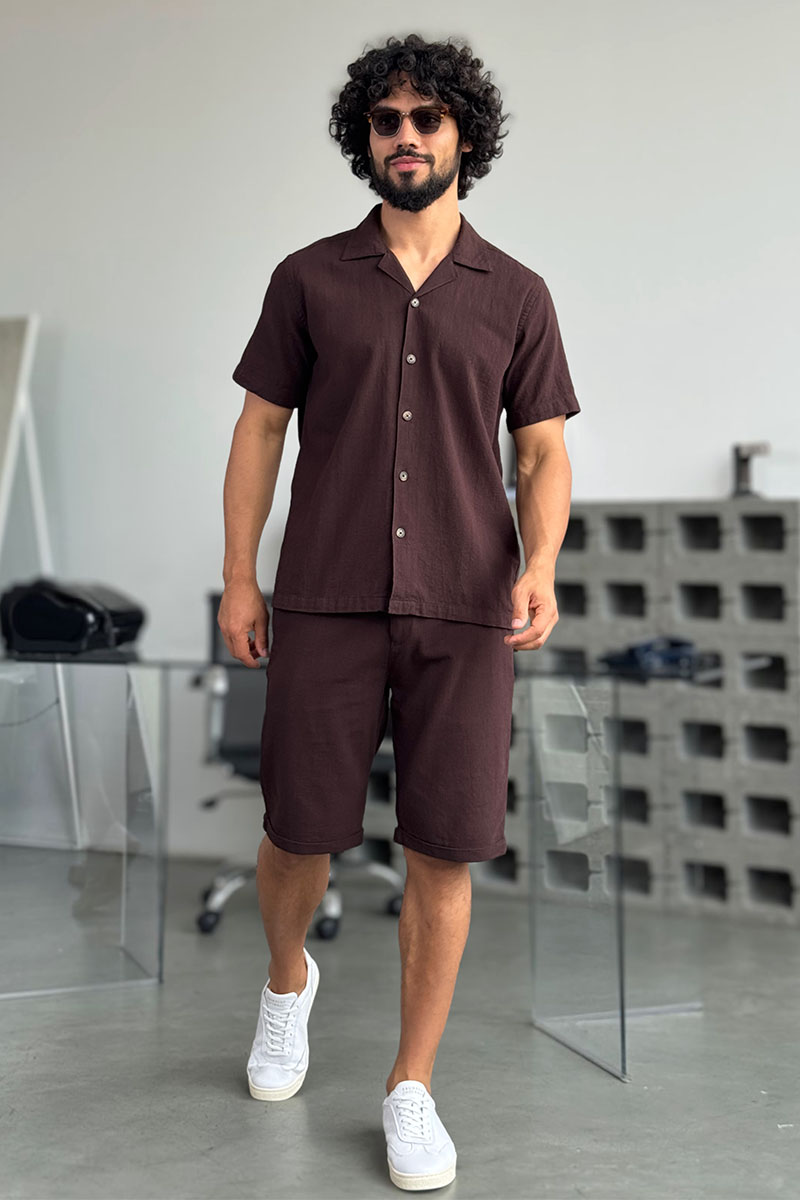 Loro Piana Мужской костюм коричневого цвета