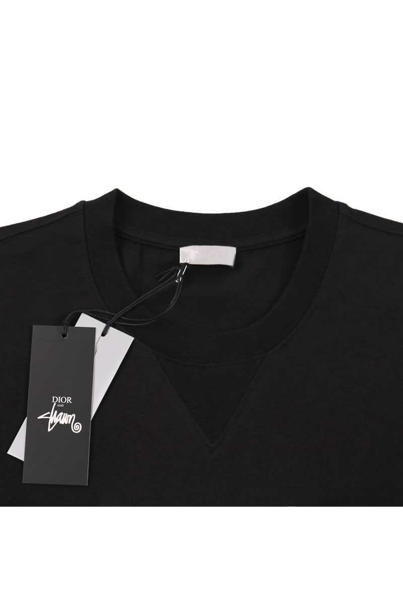 Dior Белая футболка logo-embroidered