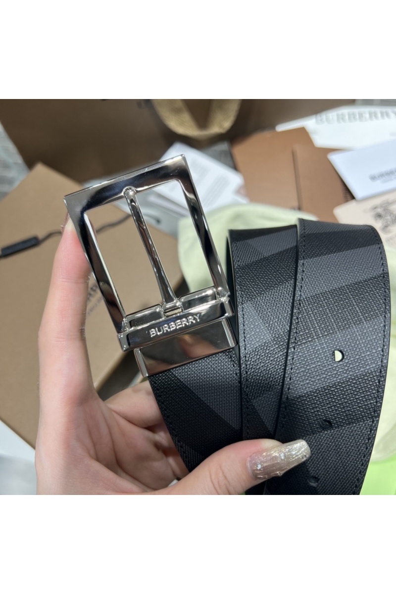 Burberry Кожаный ремень Check TB premium