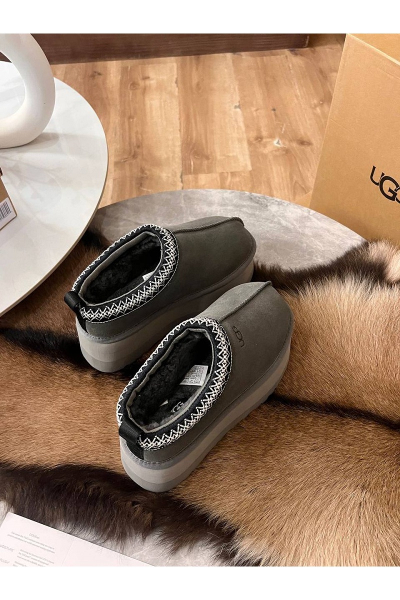 UGG Женские замшевые ботинки Tazz Platform - Grey