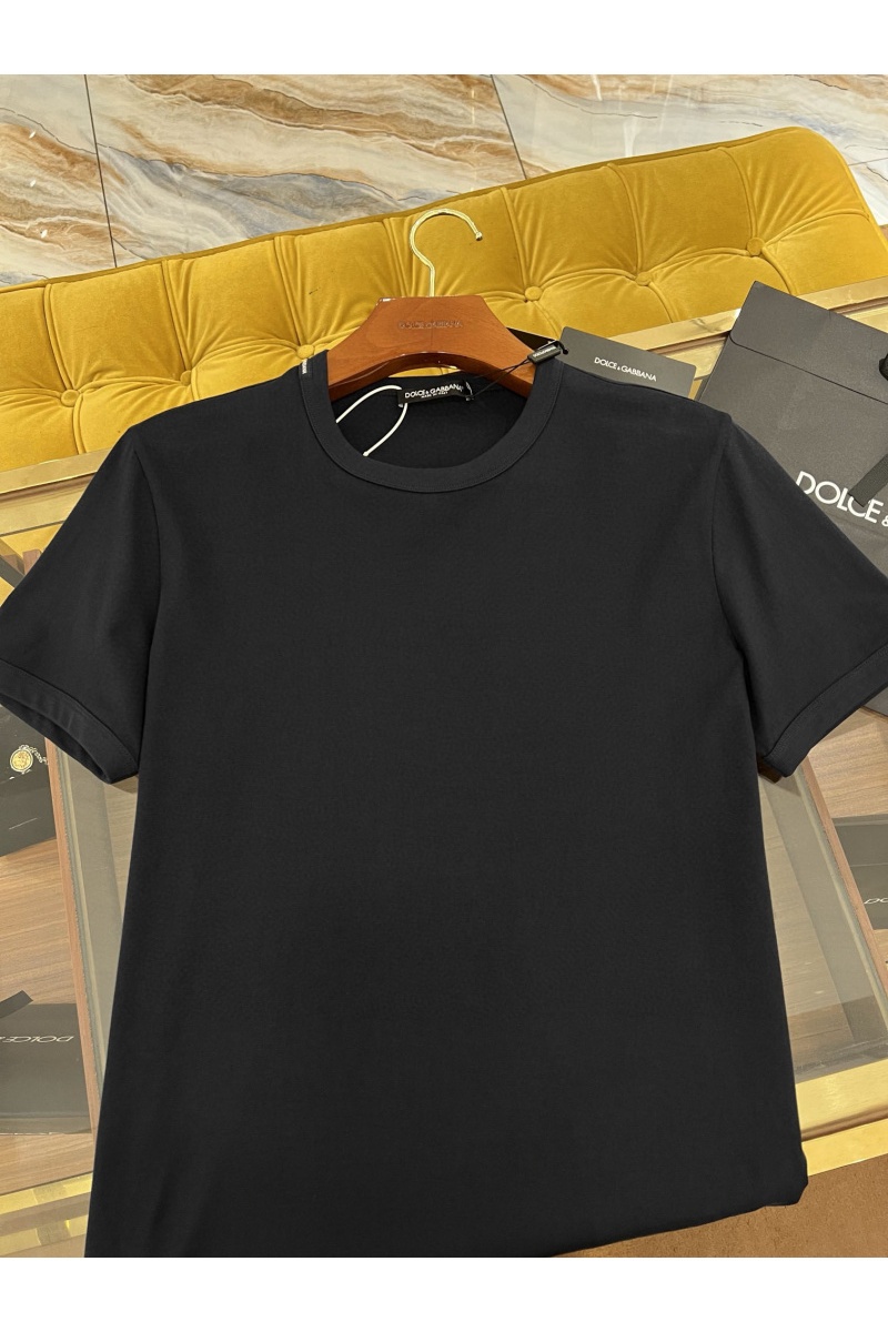 Dоlсе & Gаbbаnа Мужская чёрная футболка Premium