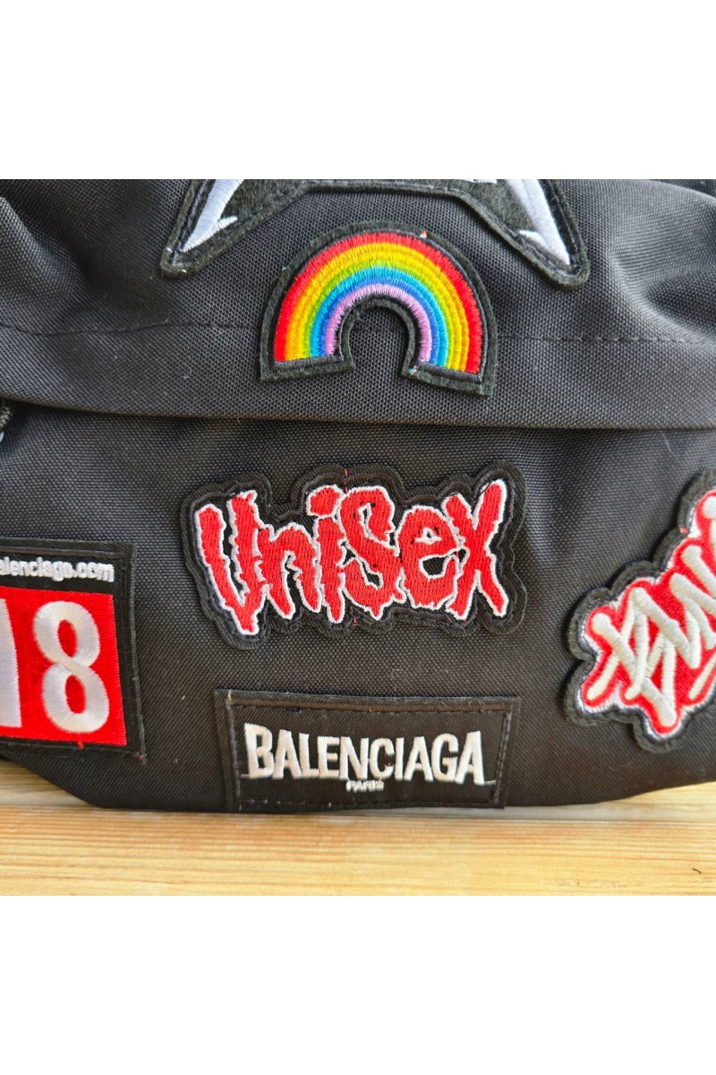 Balenciaga Текстильный рюкзак Explorer Animation 42x32 см