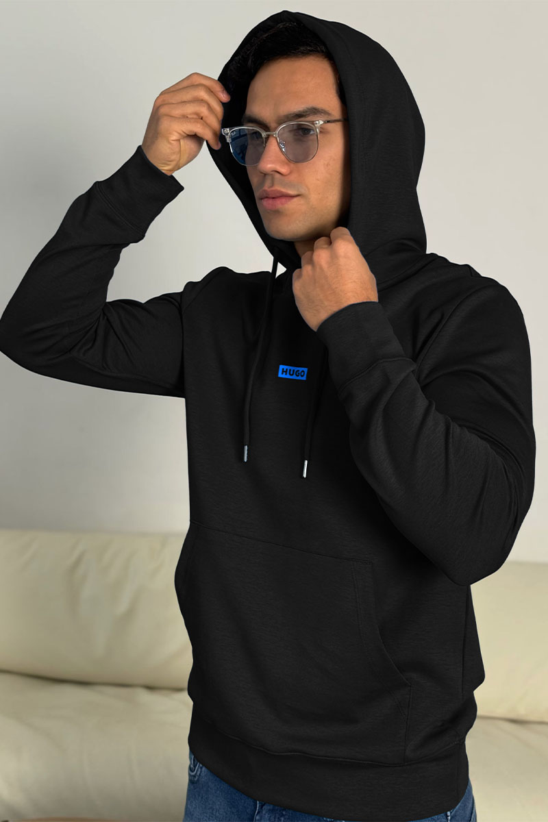 Hugо Воss Мужское худи Nazardo - Black