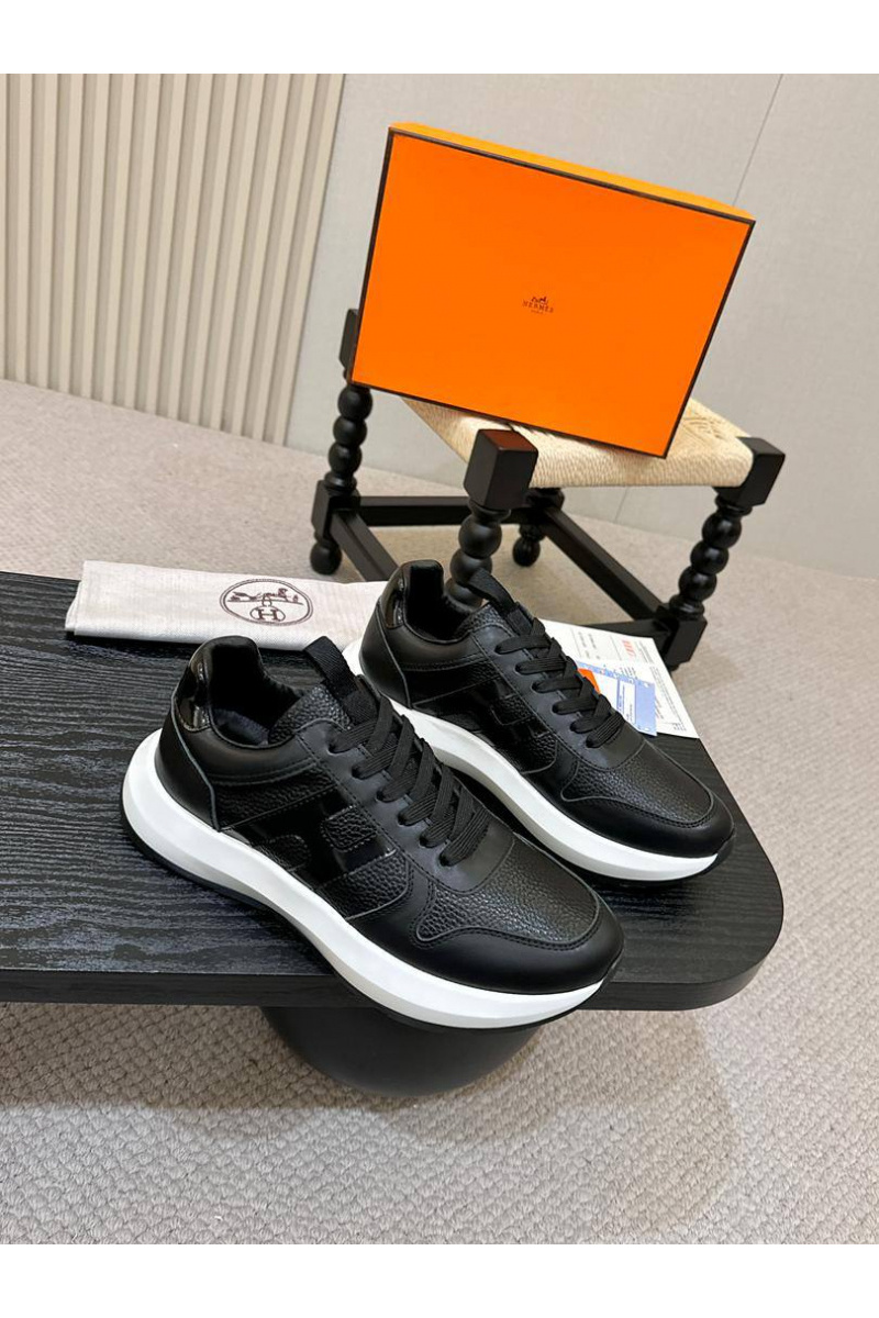 Hermes Мужские кожаные кроссовки 