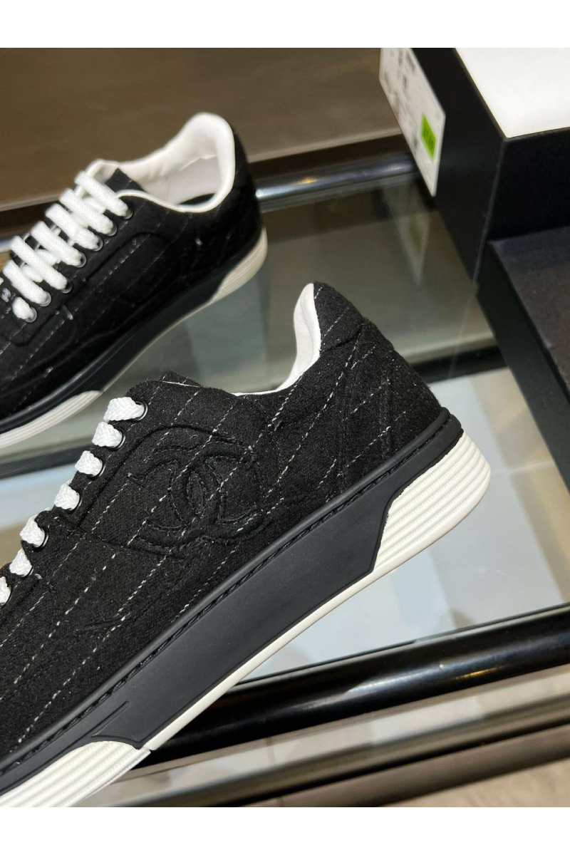 Chаnеl Женские кроссовки Tweed premium