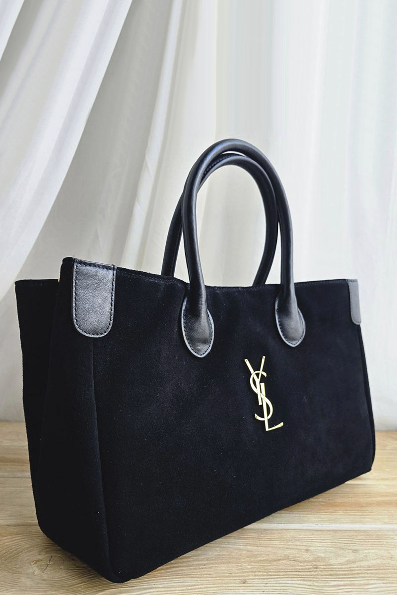Yves Saint Laurent Замшевая сумка 39x23 см