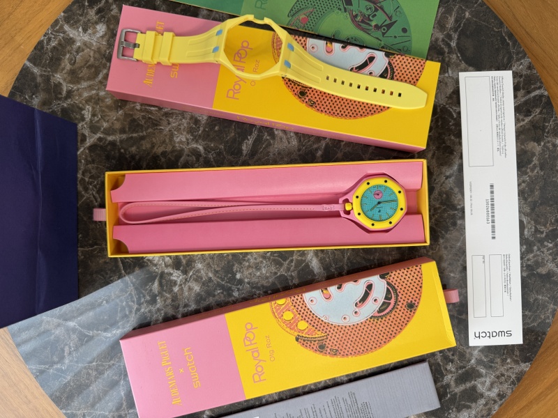 Designer Clothing Часы Audemars Piguet × Swatch Royal Pop premium 