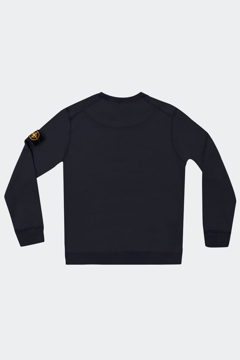 Stone Island Мужской свитшот оранжевого цвета Compass-patch