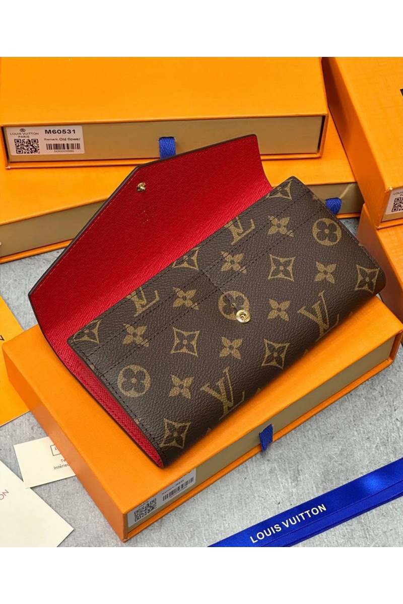 Lоuis Vuittоn Кожаный кошелек Sarah Premium 19x10.5x2.5 см