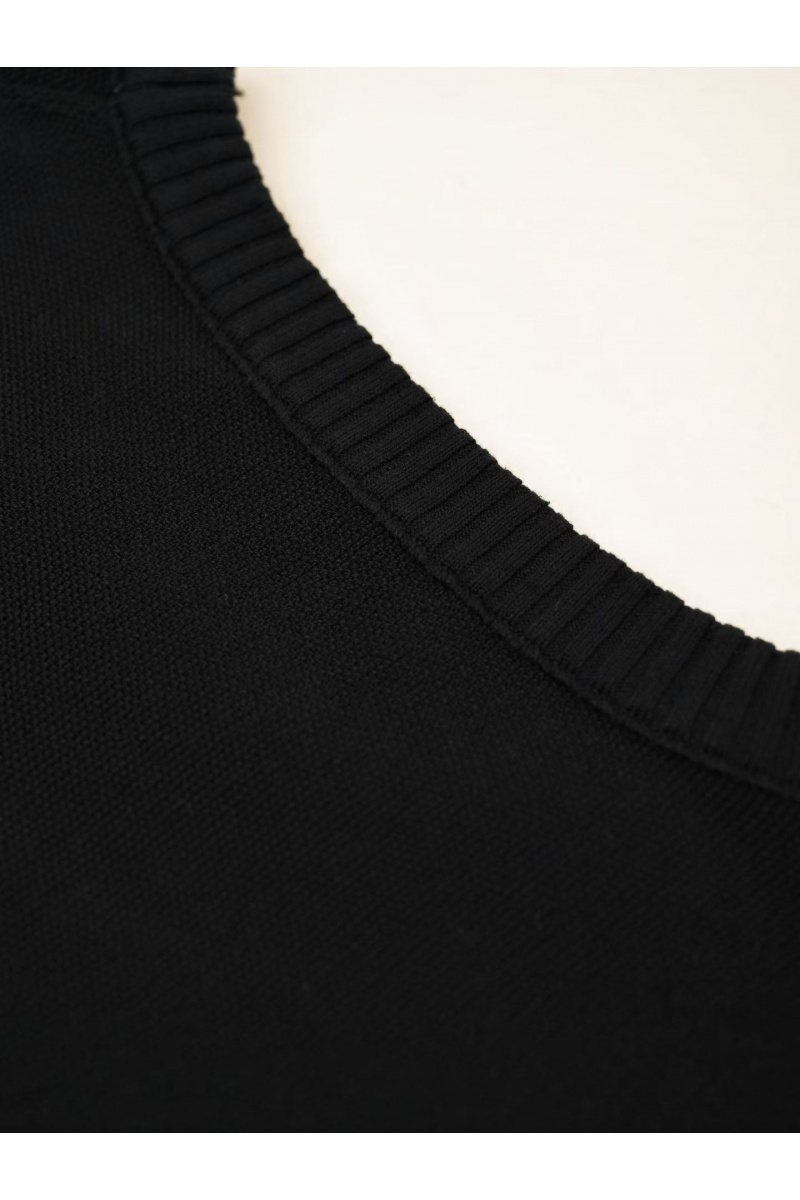 Loro Piana Мужская чёрная футболка premium