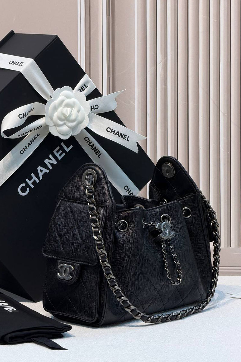 Chаnеl Кожаная сумка 25 Mini premium 20x22x12.5 см