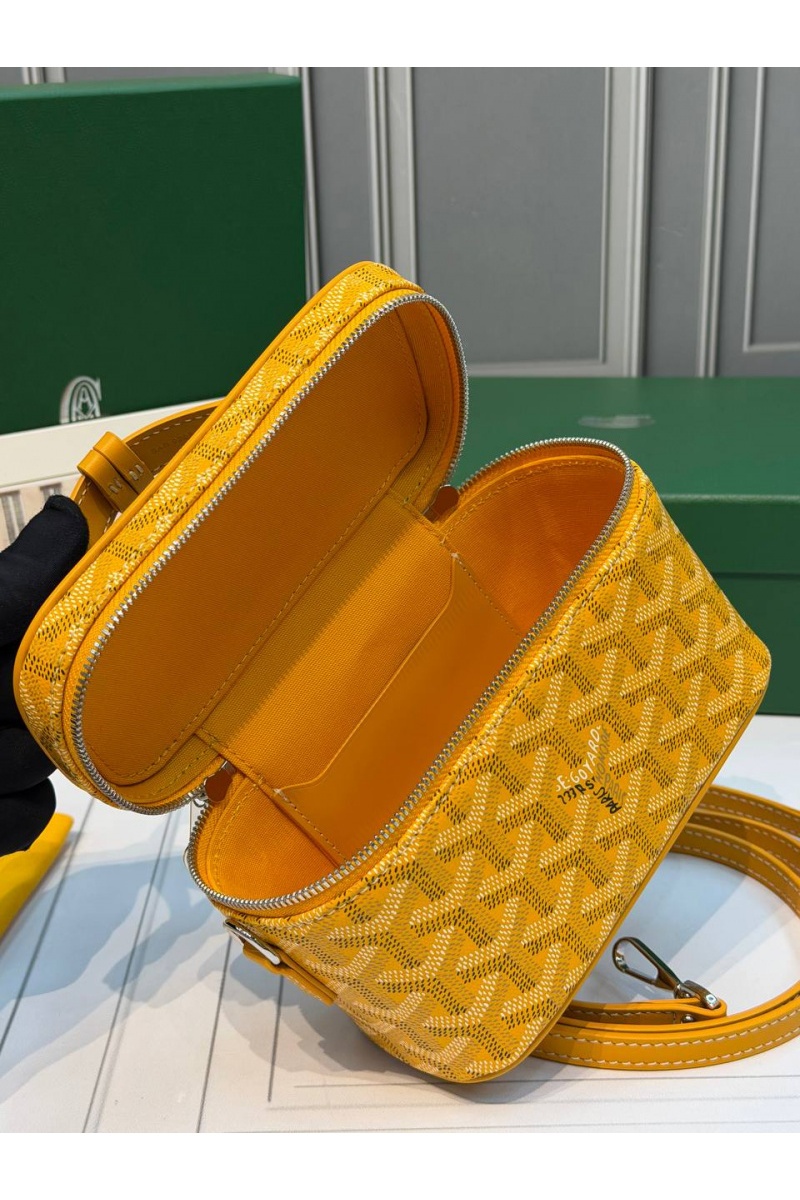 Designer Clothing Кожаная сумка Goyard Muse Mini Vanity ​premium 16,5x10,5x8 см