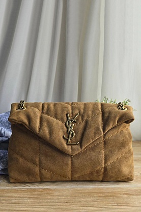 Замшевая сумка Lou Puffer 30x19 см