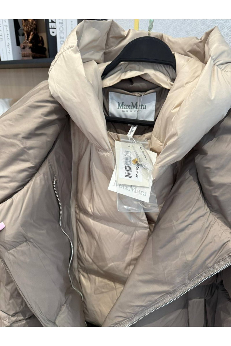 Max Mara Женский пуховик с капюшоном premium - Brown