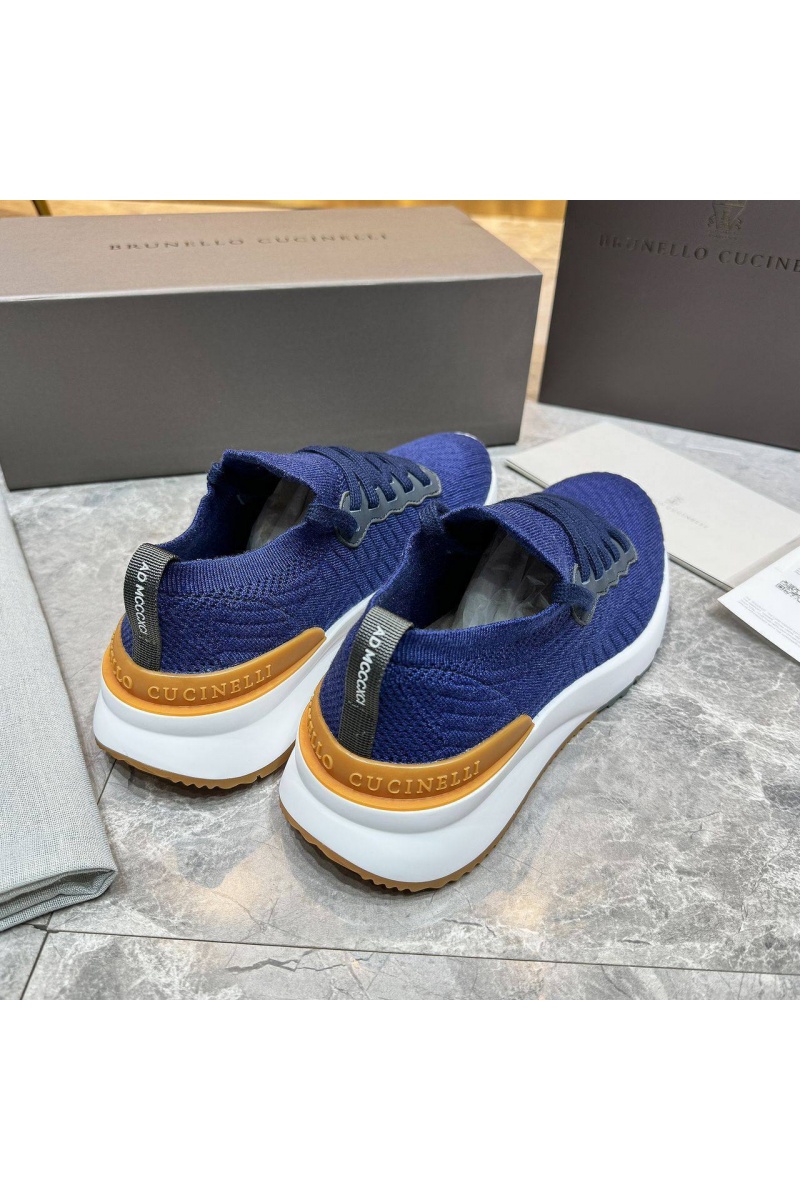 Brunеllо Сuсinеlli Мужские кроссовки knitted - Blue
