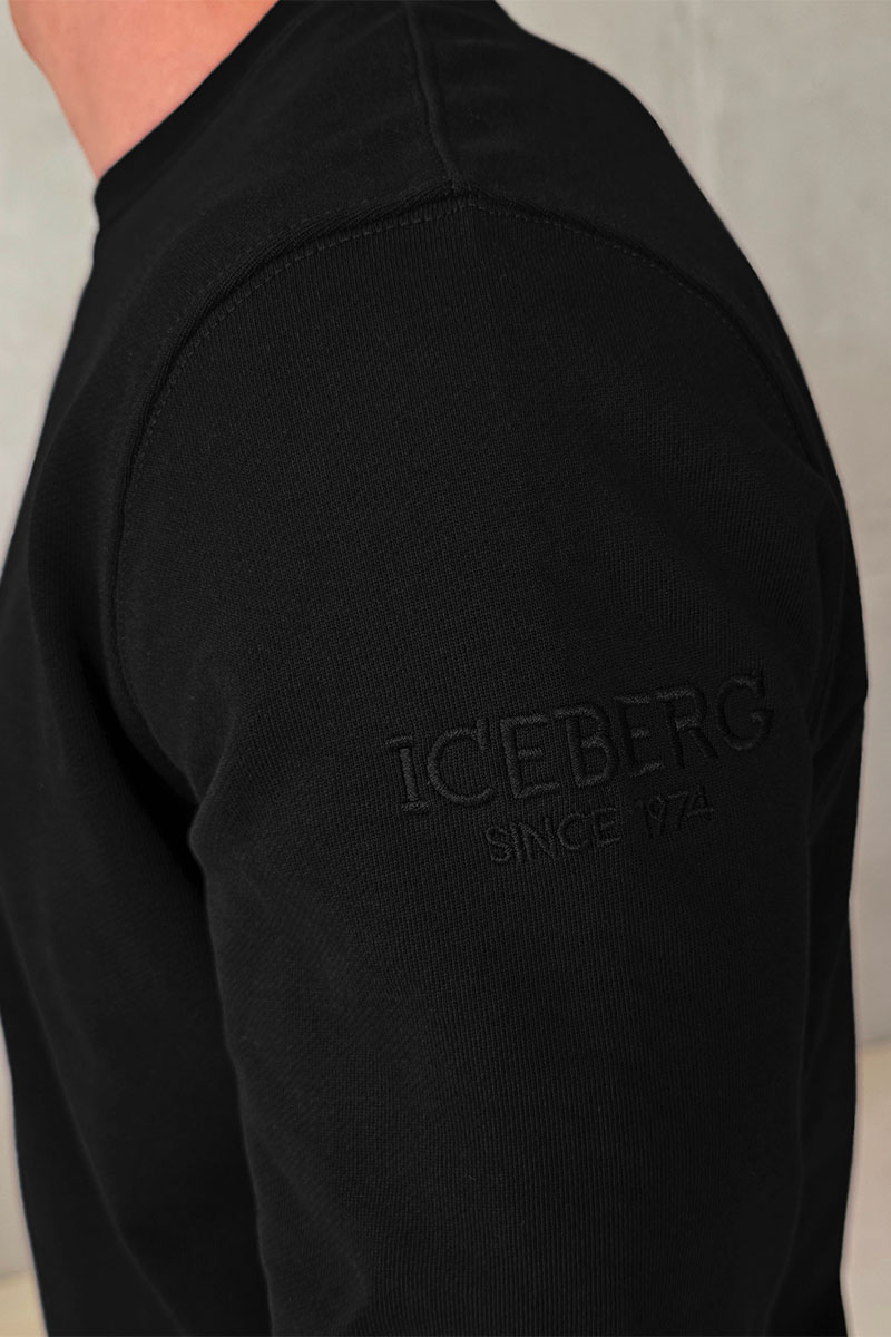 Iceberg Мужской свитшот "Daffy Duck" - Black