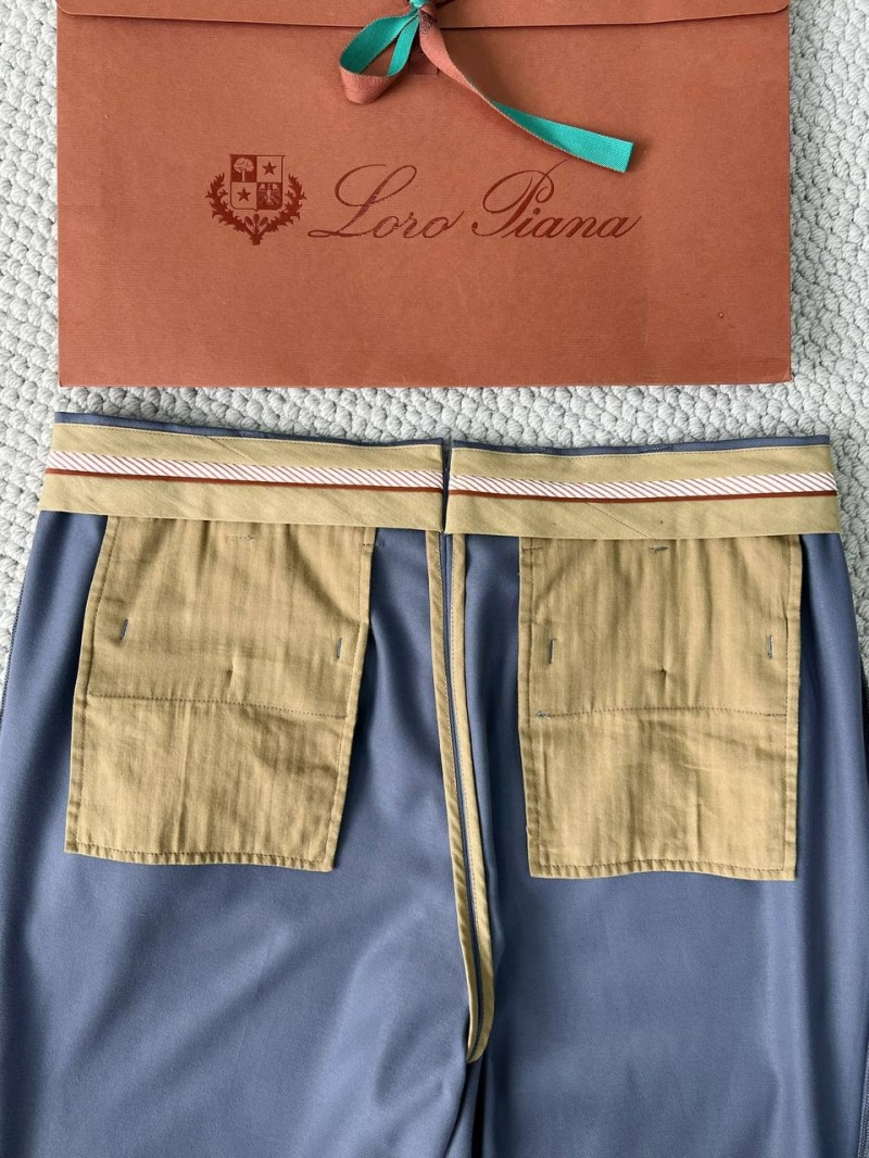 Loro Piana Мужские брюки Premium - Denim Blue