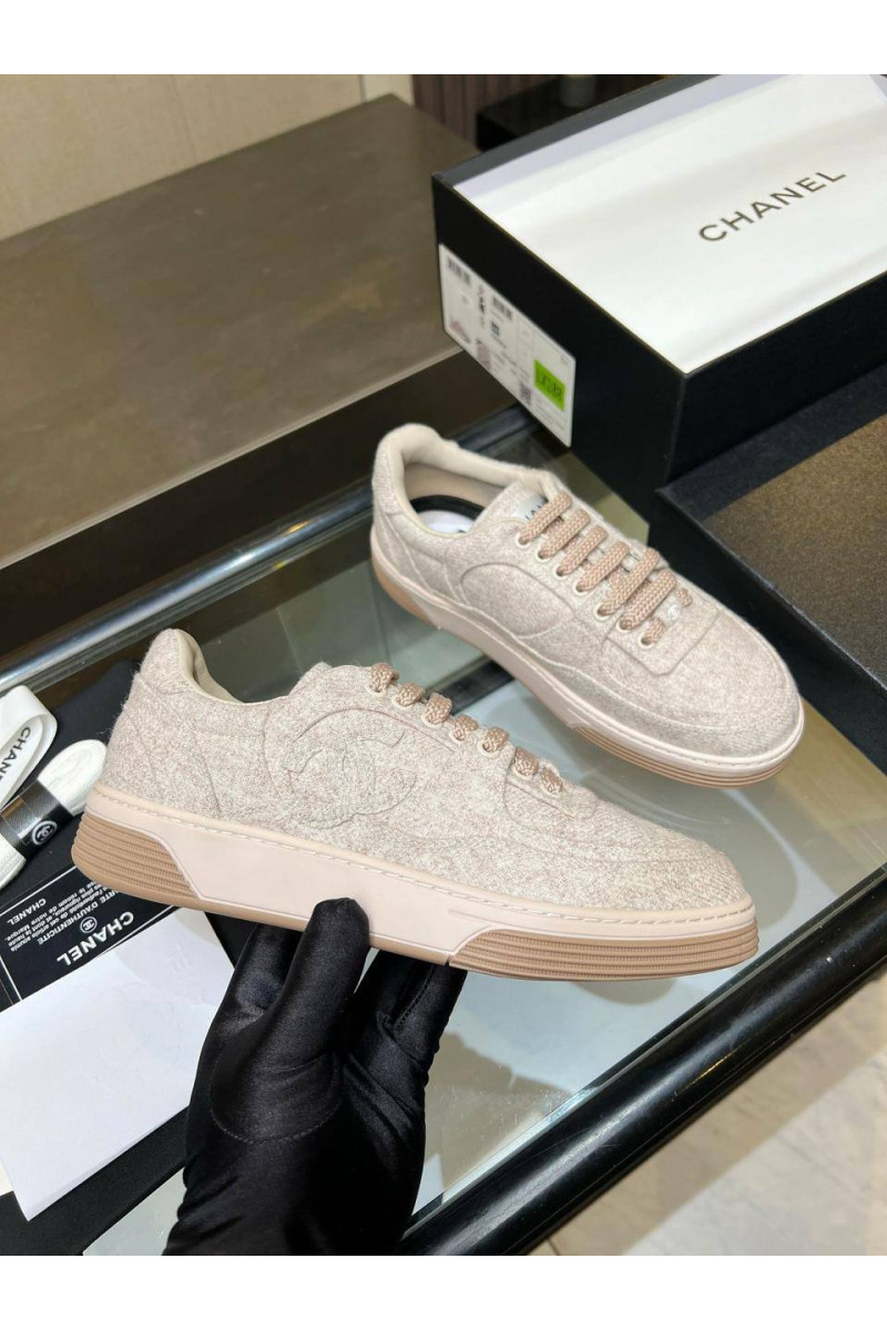 Chаnеl Женские кроссовки Tweed premium