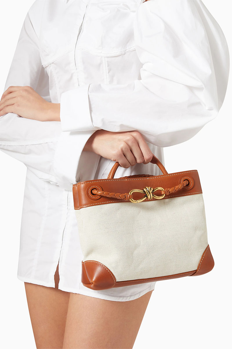 BV Женская сумка Small Andiamo Top Handle Bag 25x20 см (2 расцветки)