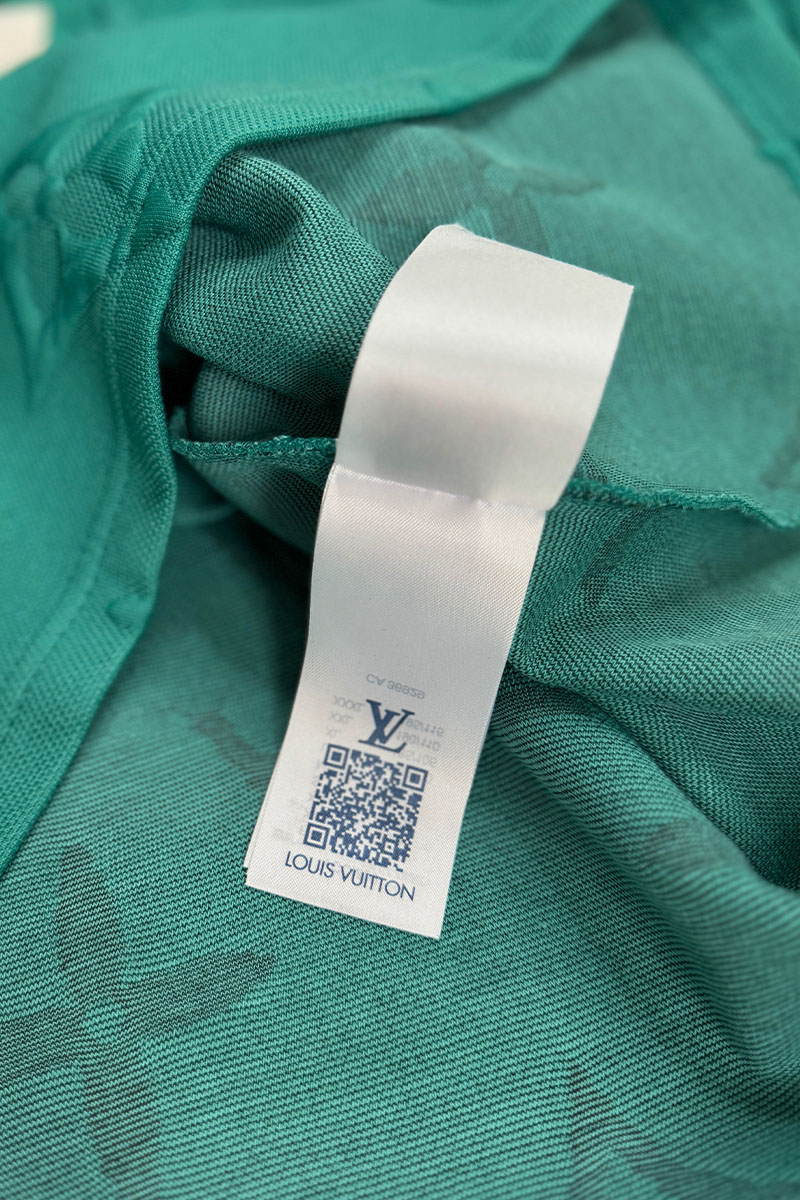 Lоuis Vuittоn Оверсайз футболка Embossed Monogram - Green