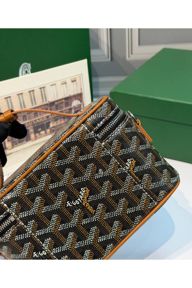 Designer Clothing Кожаная сумка Goyard Muse Mini Vanity ​premium 16,5x10,5x8 см