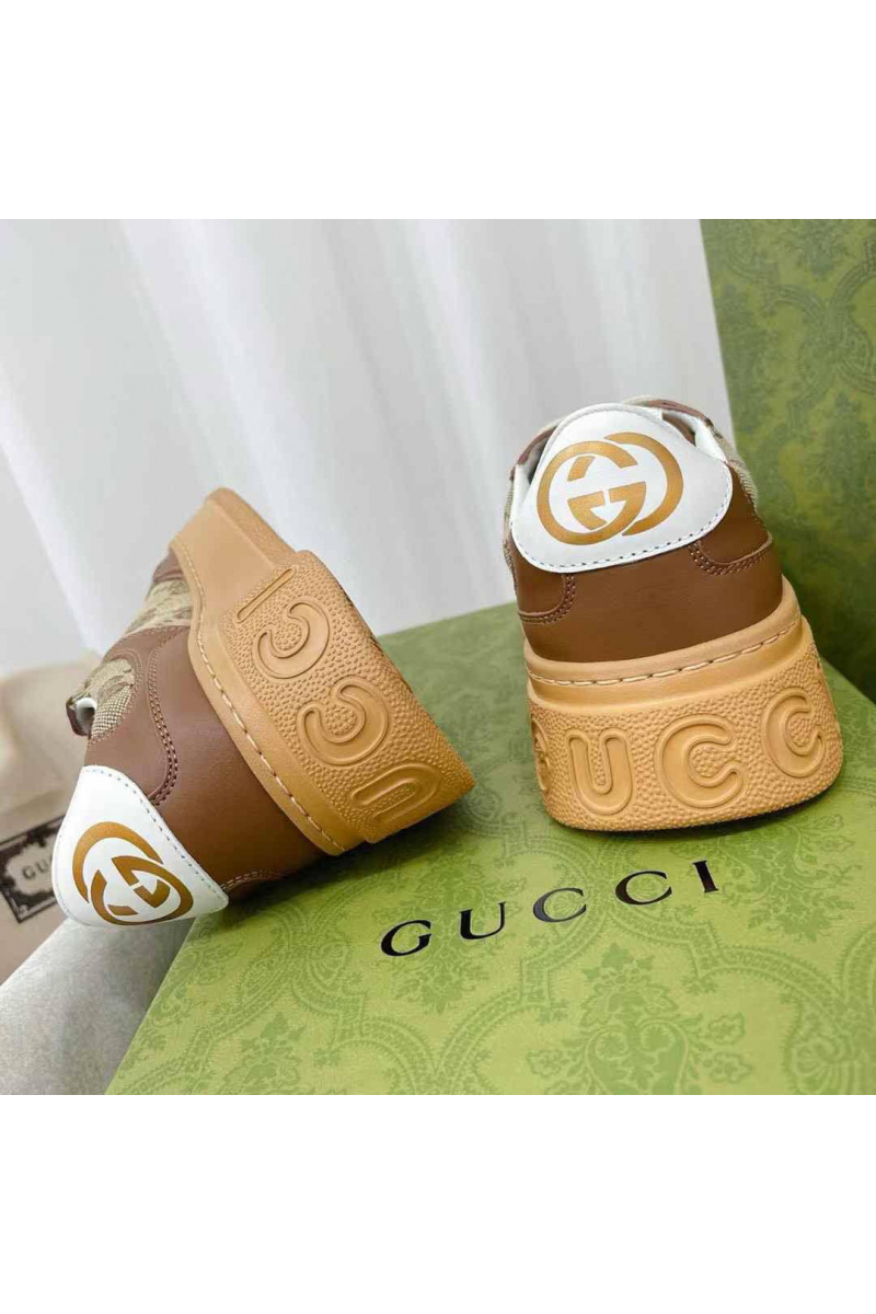 Gucci Женские кроссовки GG Chunky B - Brown