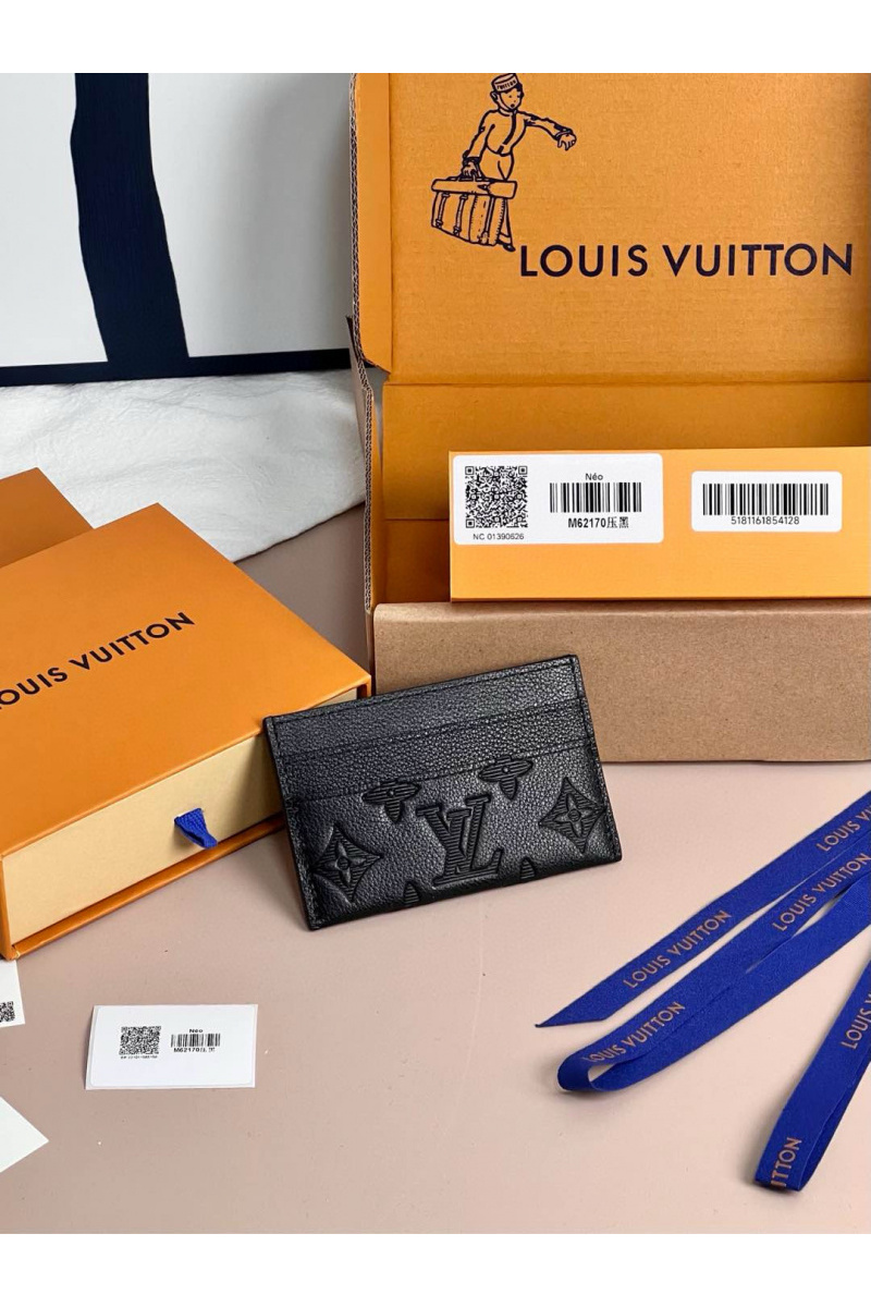 Lоuis Vuittоn Кожаный кардхолдер Premium 11x7x0.5 см