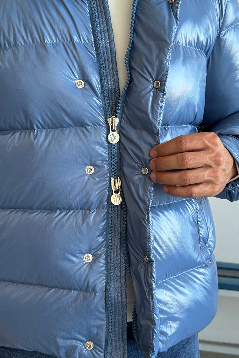 Moncler Мужской пуховик Maya 70 - Blue 