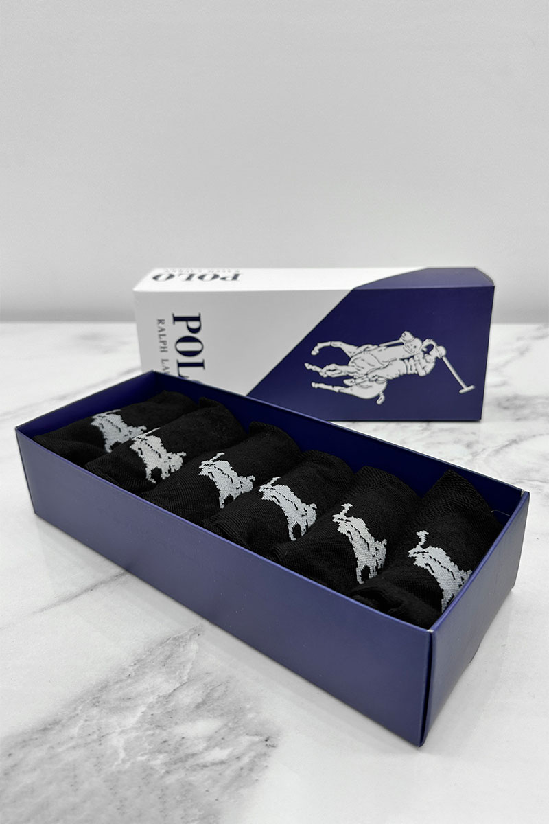 Polo Ralph Lauren Комплект чёрных носков 