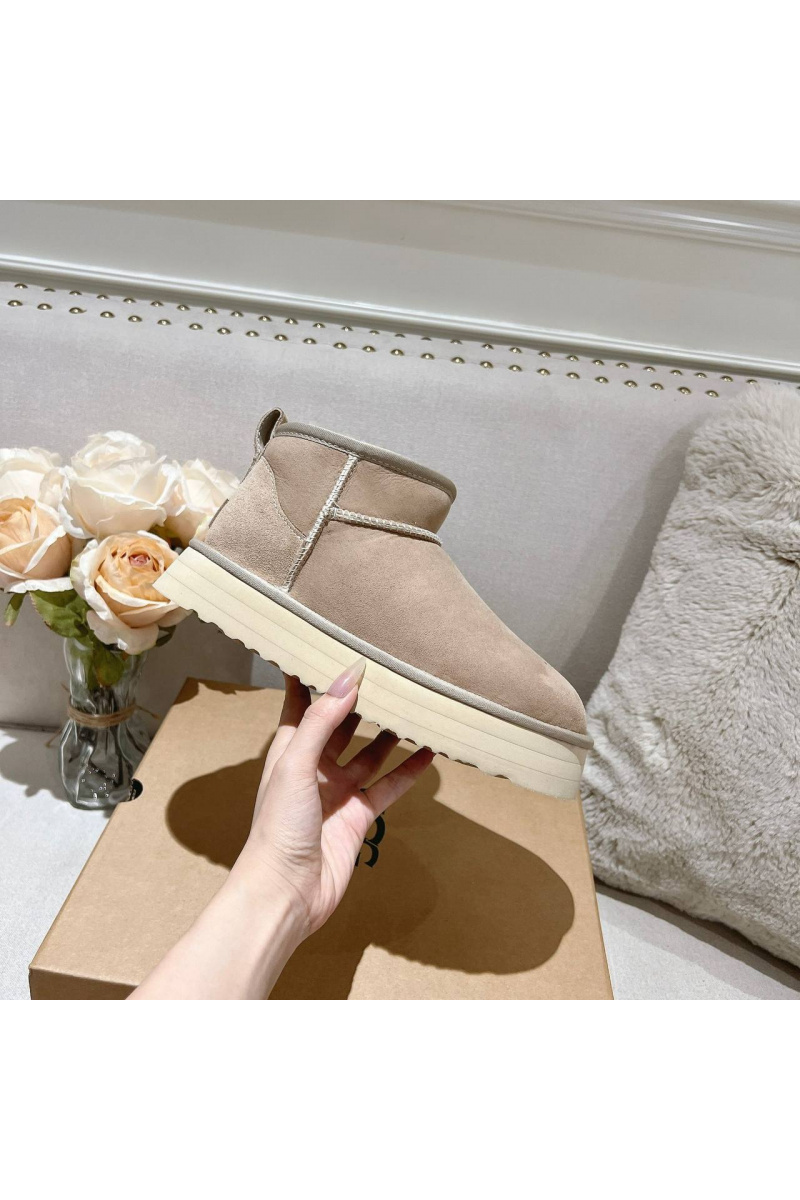 UGG Женские ботинки Classic Ultra Mini Platform - Brown